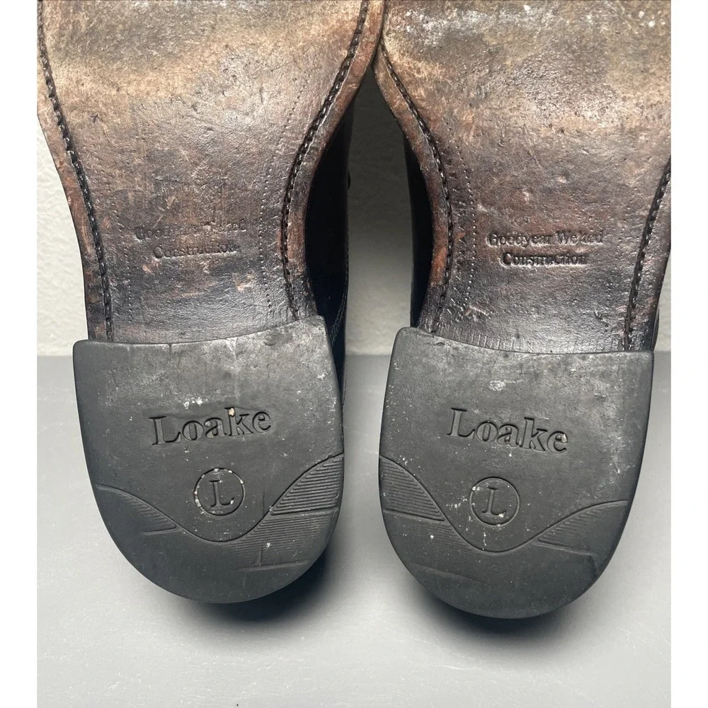 Loake Design Handcrafted Leather Oxford Shoes UK 8‎